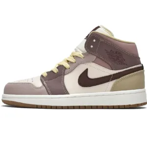 Air Jordan 1 Mid Brown Tan