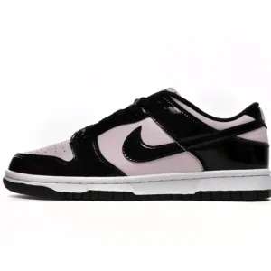Nike Dunk Low Pink Black Patent