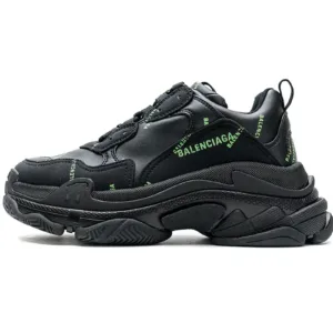 Balenciaga Triple S Letter Fluorescent Yellow