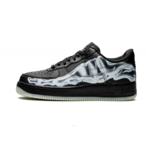 Nike Air Force 1 Low Black Skeleton Halloween