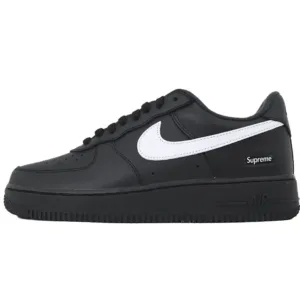 Supreme x Nike Air Force 1 Low Box Logo Black and White